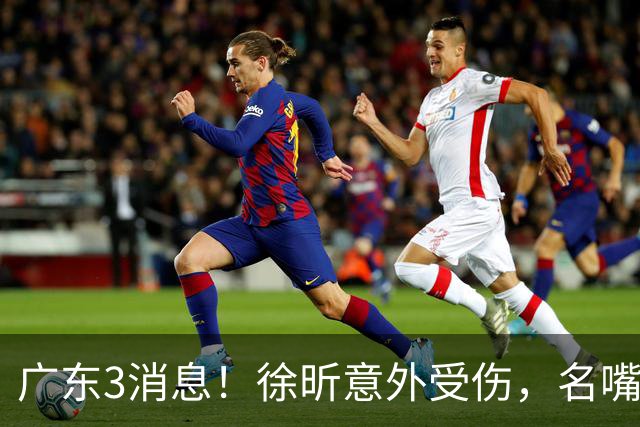 广东3消息！徐昕意外受伤，名嘴评杜锋不带训练，胡明轩新身份